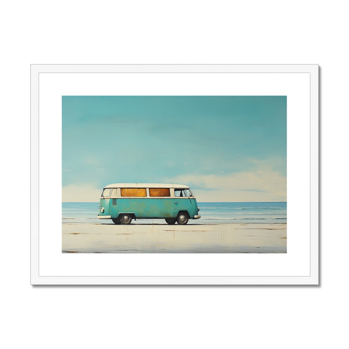 Beach Days Framed & Mounted Print - Pixel Gallery