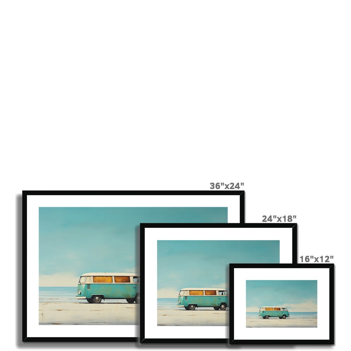 Beach Days Framed & Mounted Print - Pixel Gallery