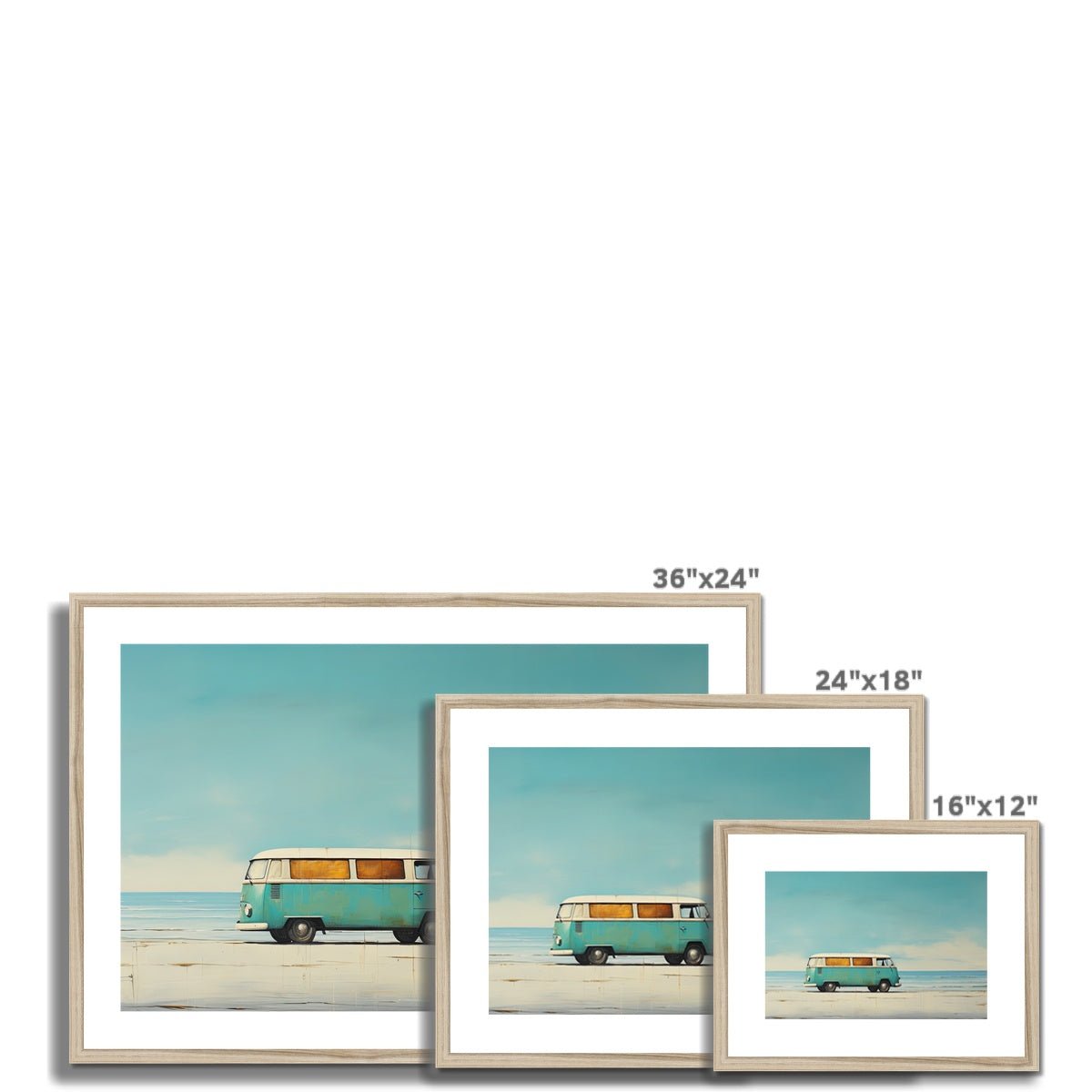 Beach Days Framed & Mounted Print - Pixel Gallery