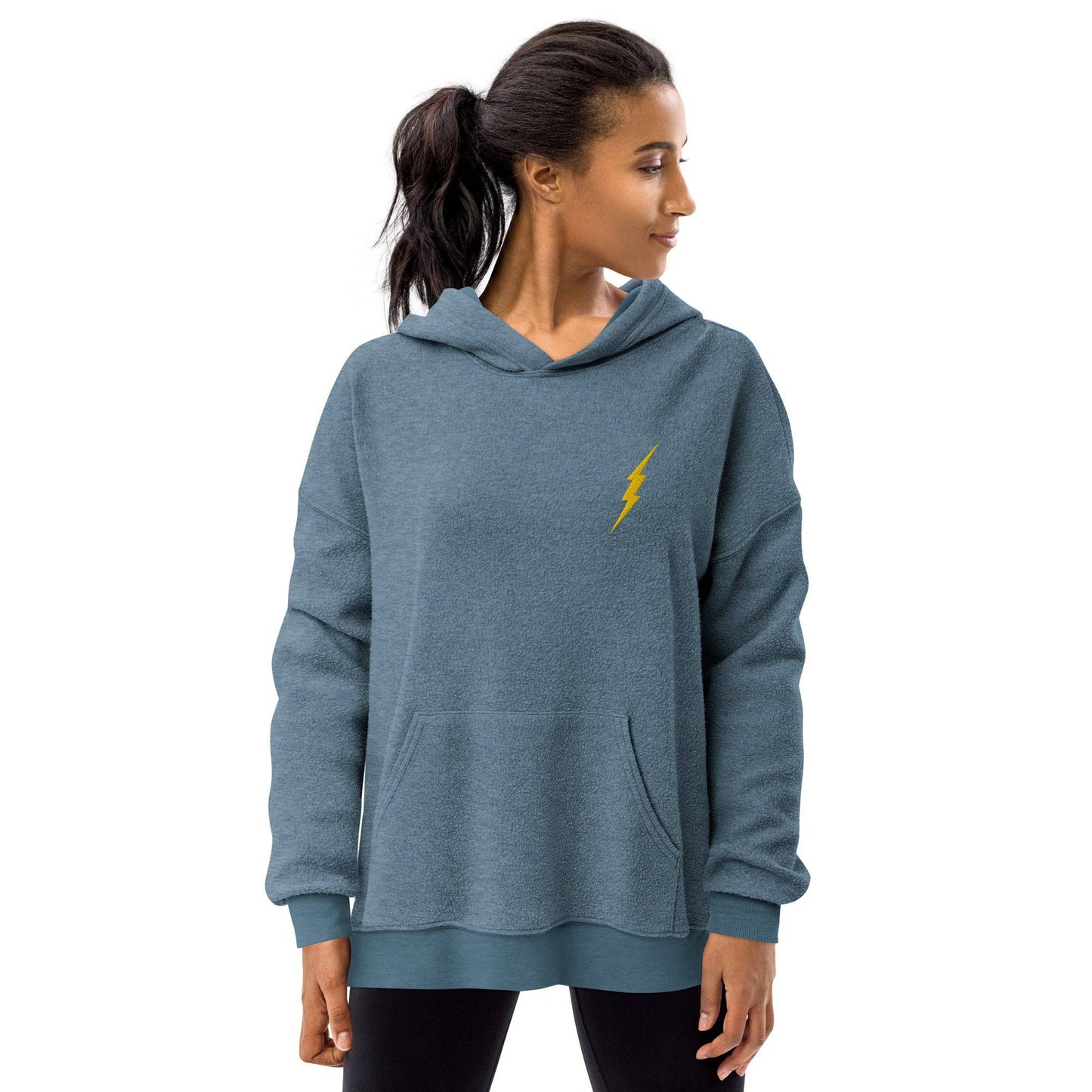 Bolt Sueded Fleece Hoodie - Pixel Gallery