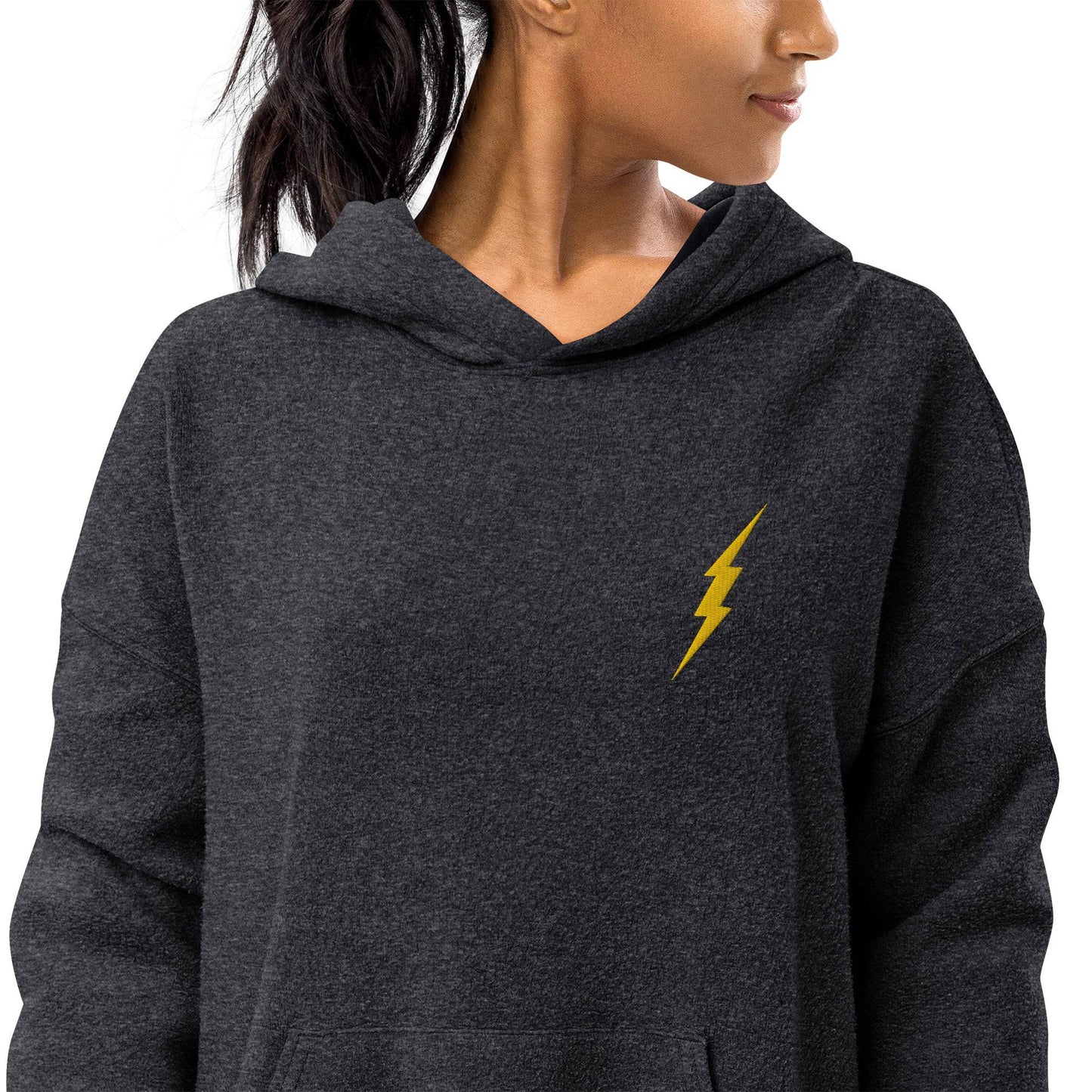 Bolt Sueded Fleece Hoodie - Pixel Gallery