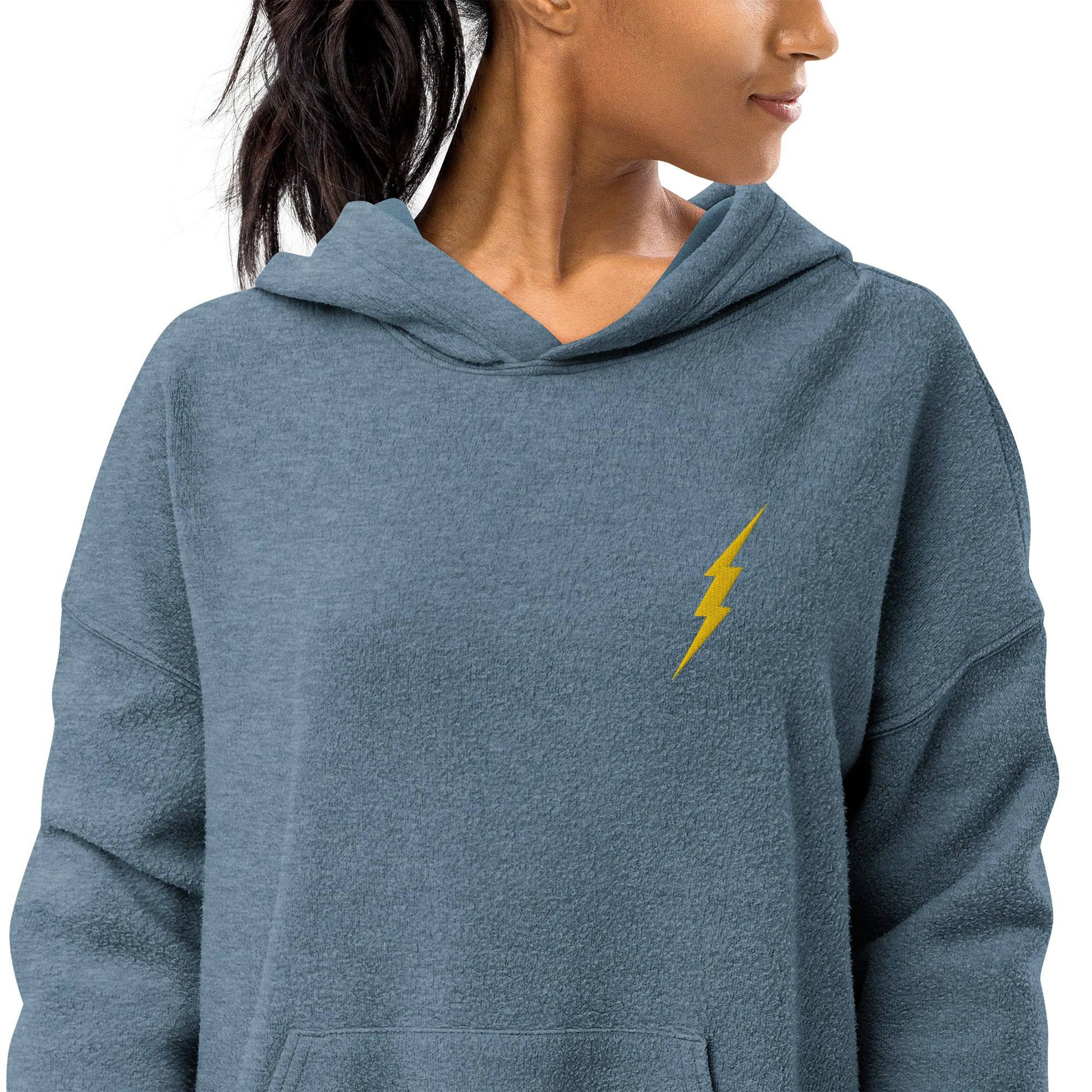 Bolt Sueded Fleece Hoodie - Pixel Gallery