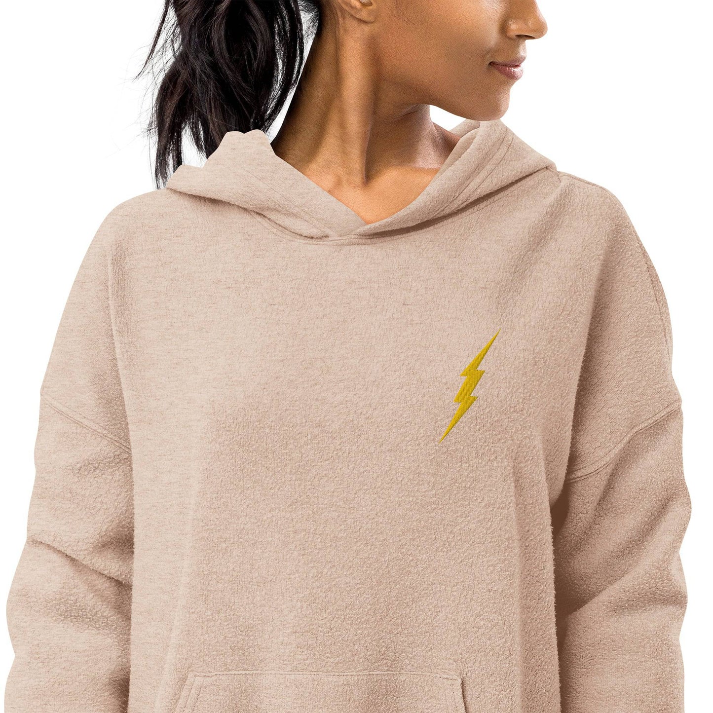 Bolt Sueded Fleece Hoodie - Pixel Gallery