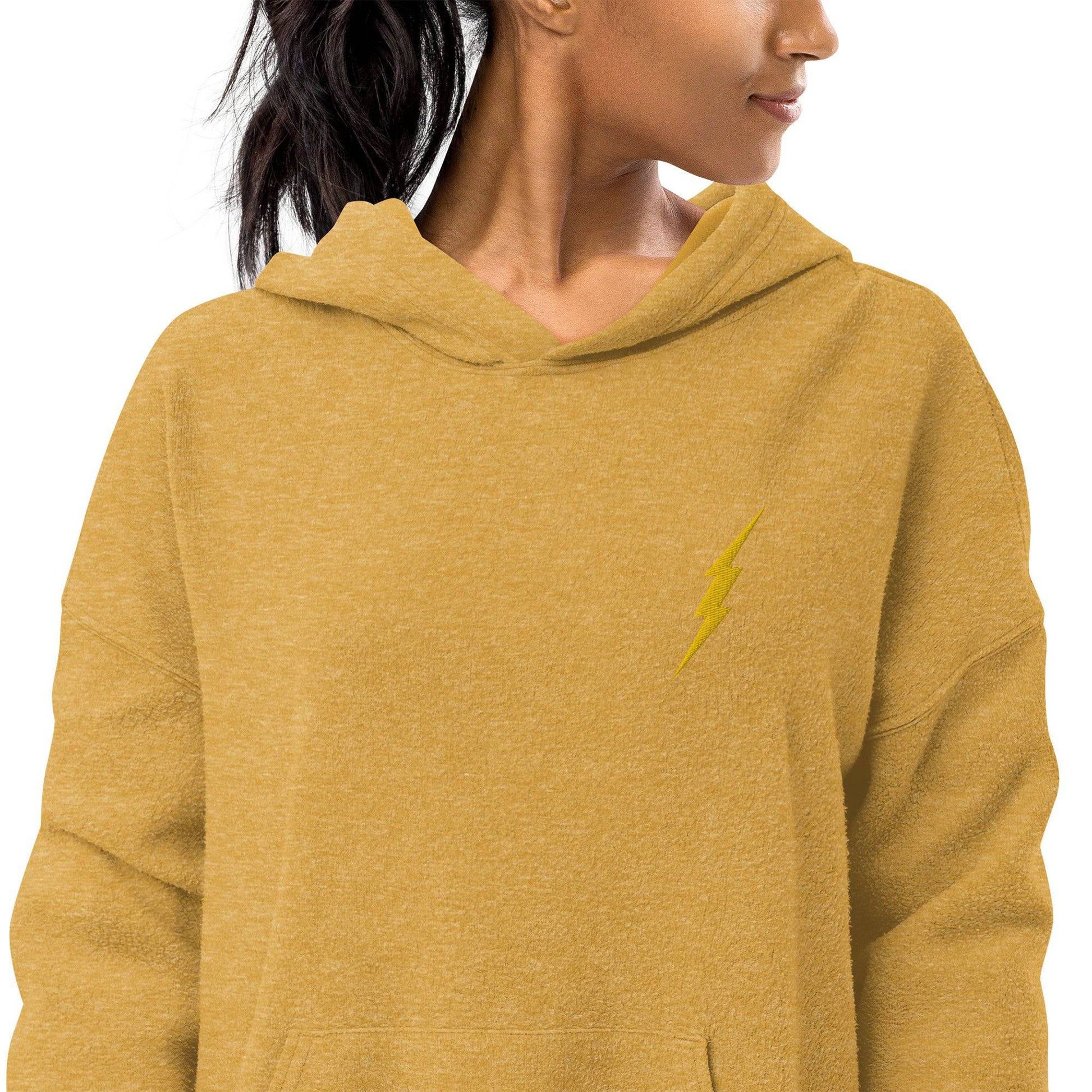 Bolt Sueded Fleece Hoodie - Pixel Gallery