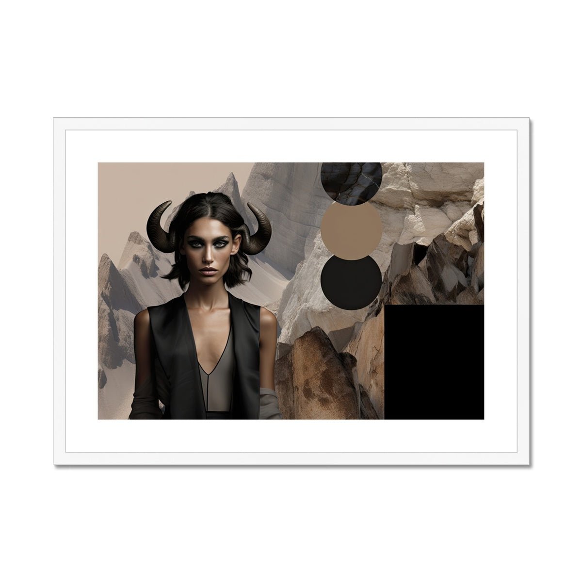 Capricorn Framed & Mounted Print - Pixel Gallery