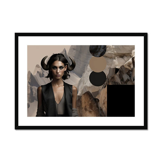 Capricorn Framed & Mounted Print - Pixel Gallery