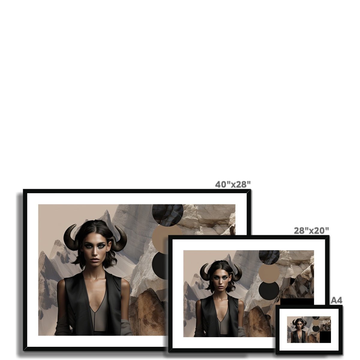 Capricorn Framed & Mounted Print - Pixel Gallery
