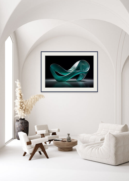 Cascading Framed & Mounted Print - Pixel Gallery