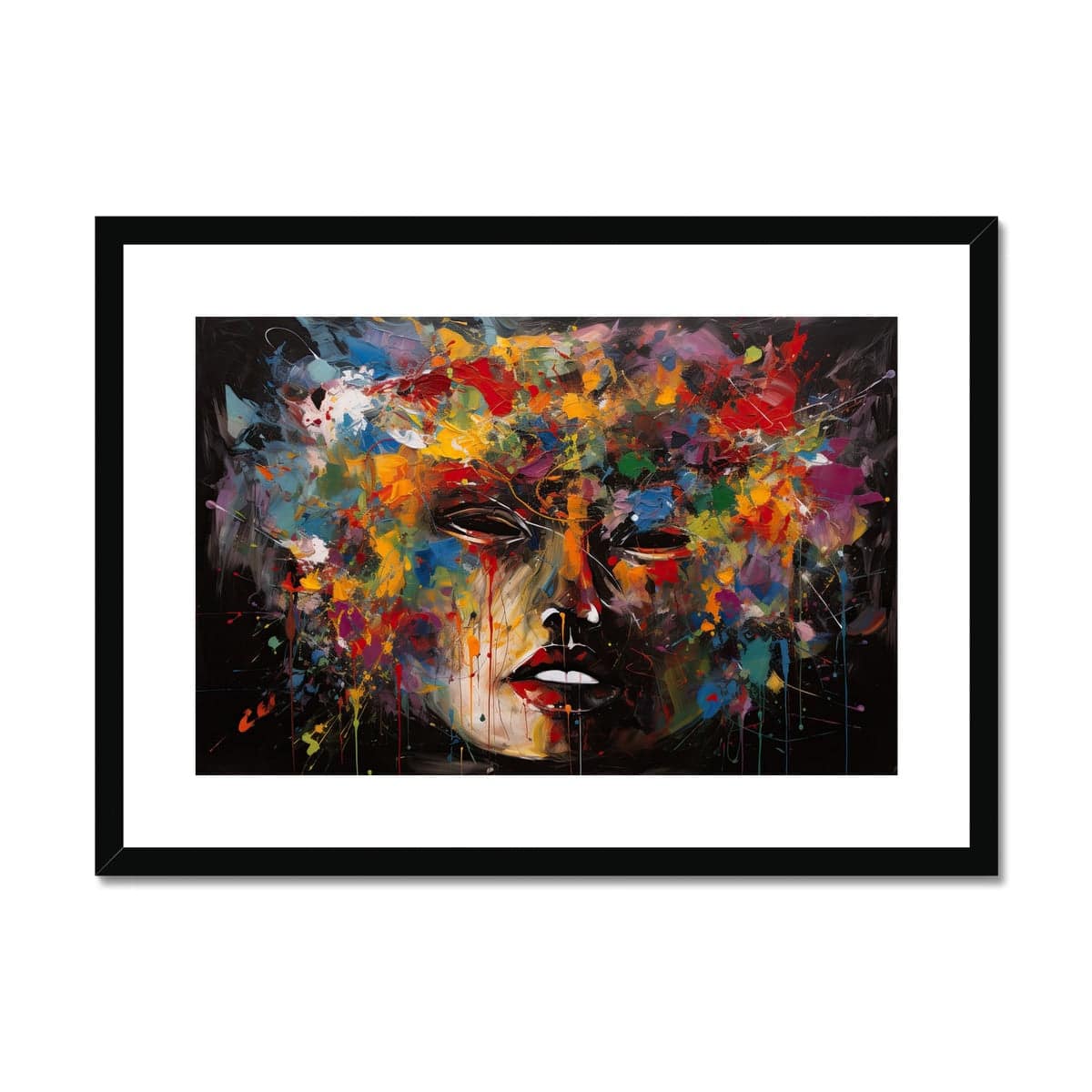 Colour Future Framed & Mounted Print - Pixel Gallery