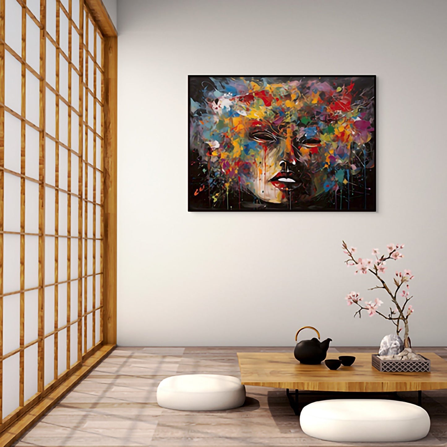 Colourful Future Framed Print - Pixel Gallery