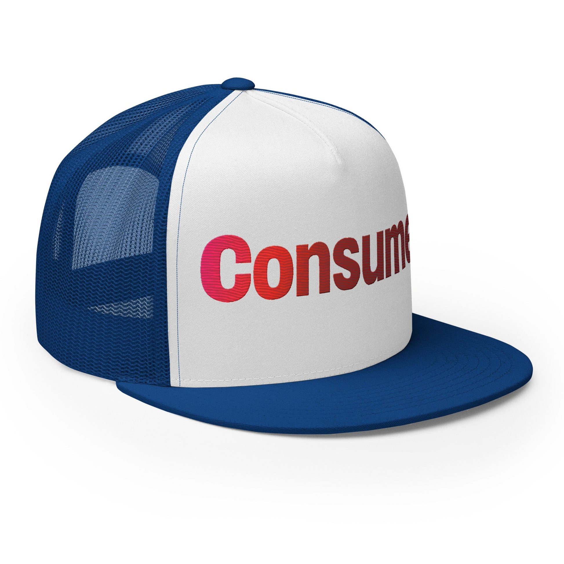 Consume Trucker Cap - Pixel Gallery