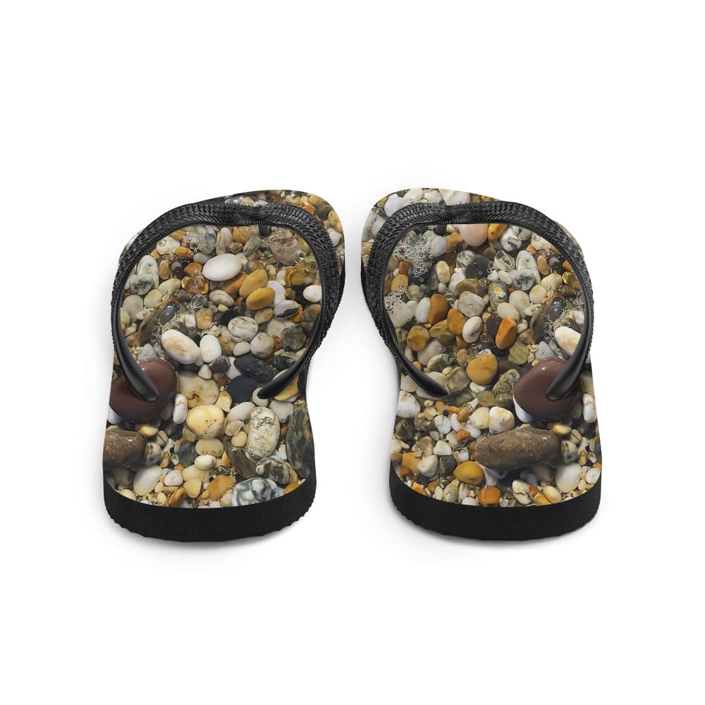 Cornish Pebbles Flip Flops - Pixel Gallery