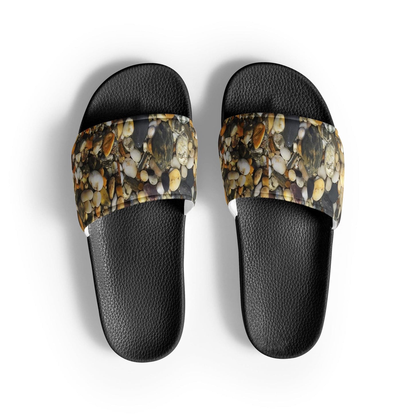 Cornish Pebbles Women's slides - Pixel Gallery