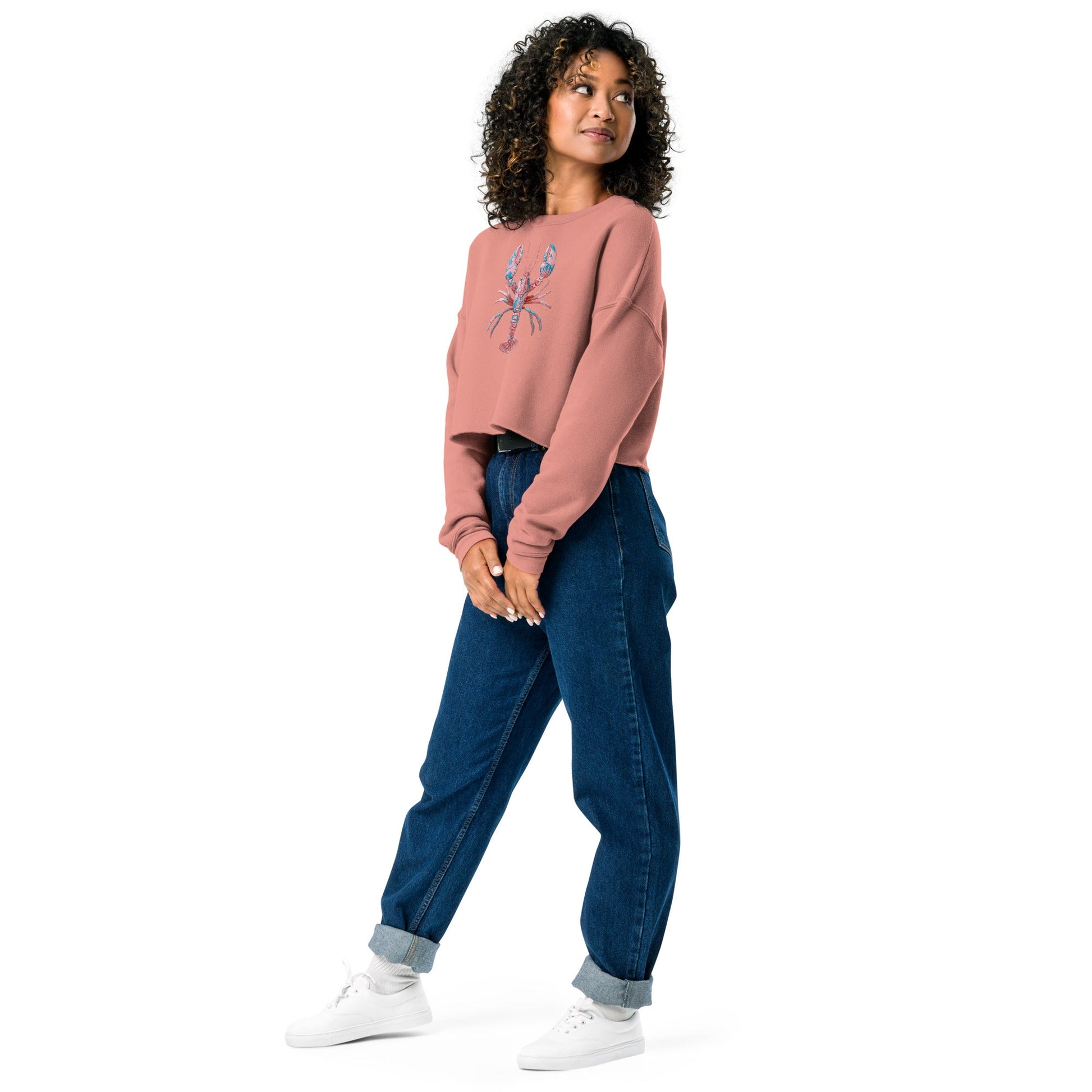 EcoLuxe Crop Sweatshirt - Placencia - Pixel Gallery