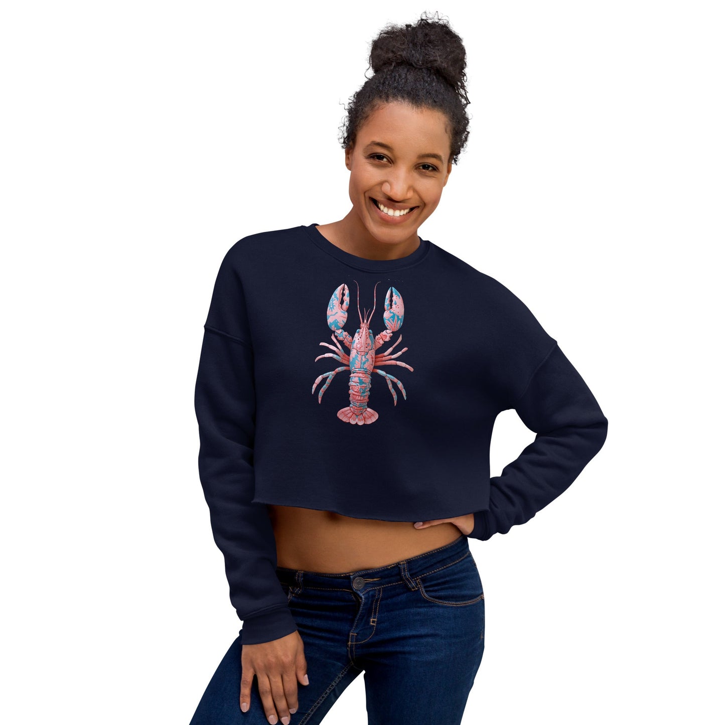 EcoLuxe Crop Sweatshirt - Placencia - Pixel Gallery