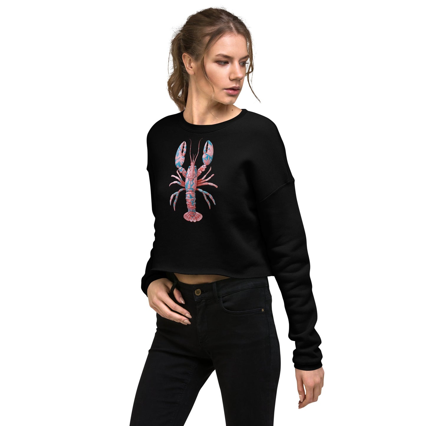 EcoLuxe Crop Sweatshirt - Placencia - Pixel Gallery