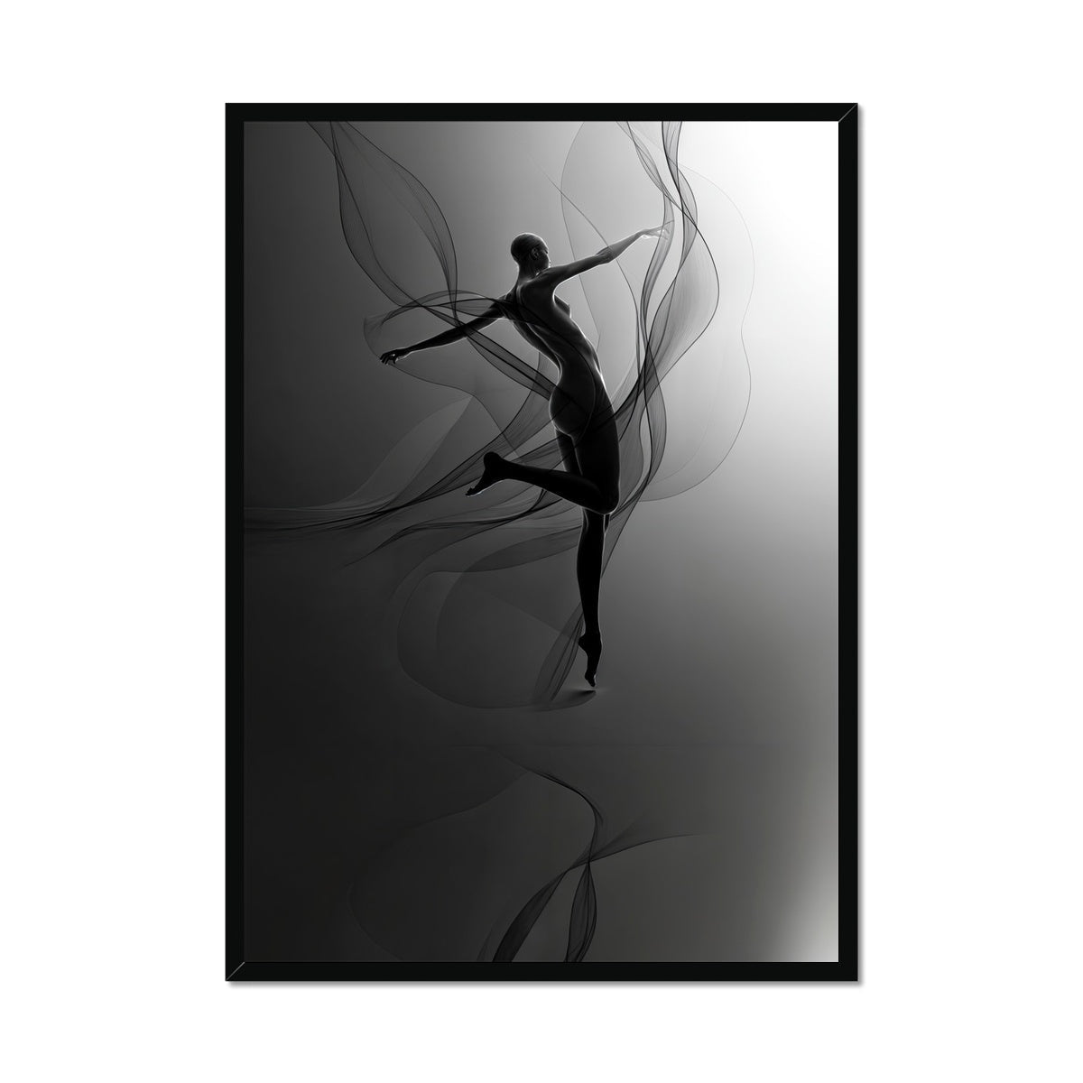 Ethereal Ascension Framed Print - Pixel Gallery