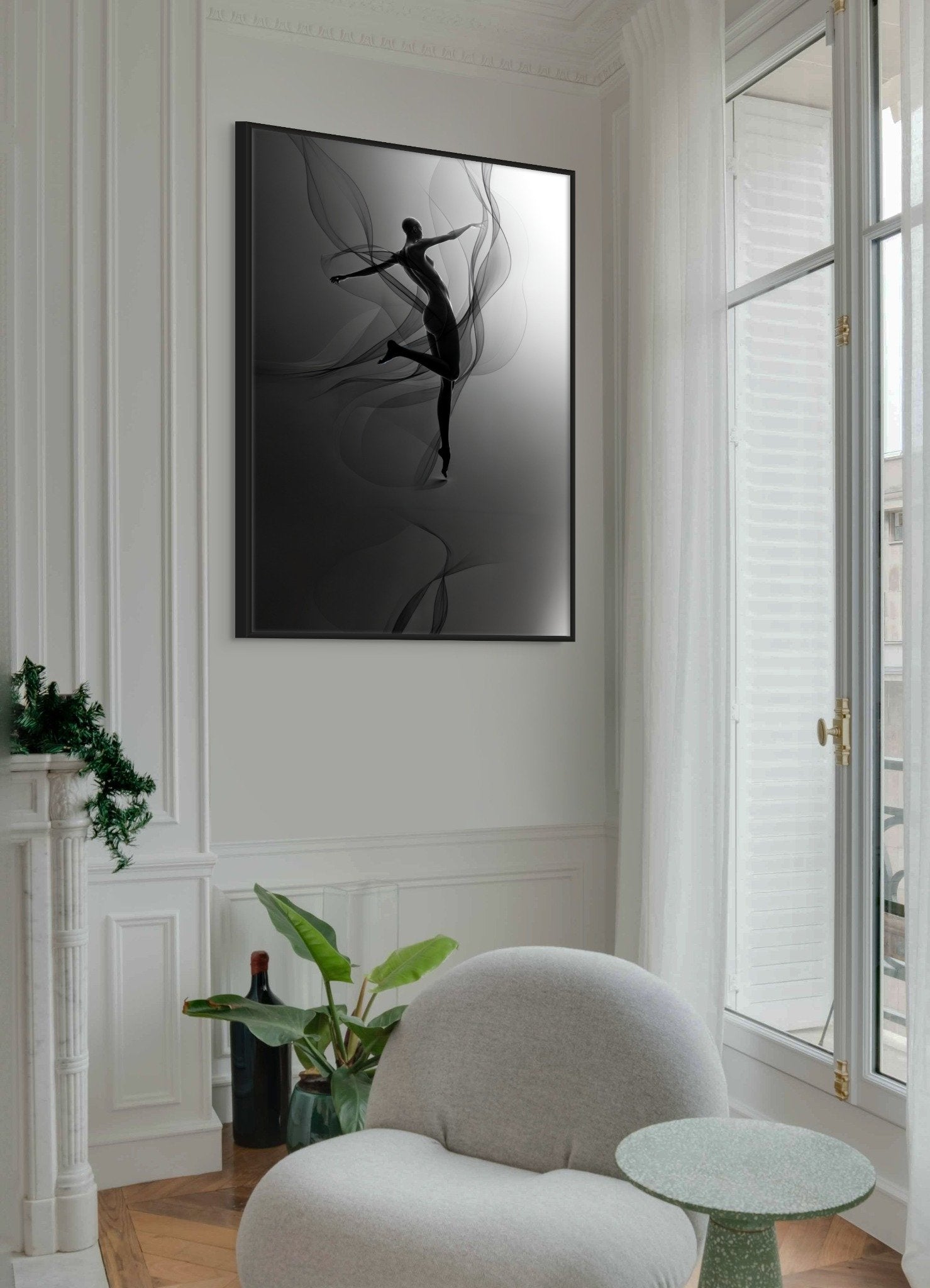 Ethereal Ascension Framed Print - Pixel Gallery