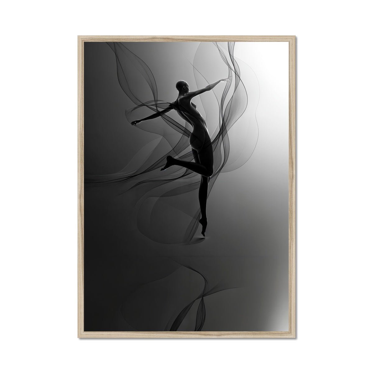 Ethereal Ascension Framed Print - Pixel Gallery