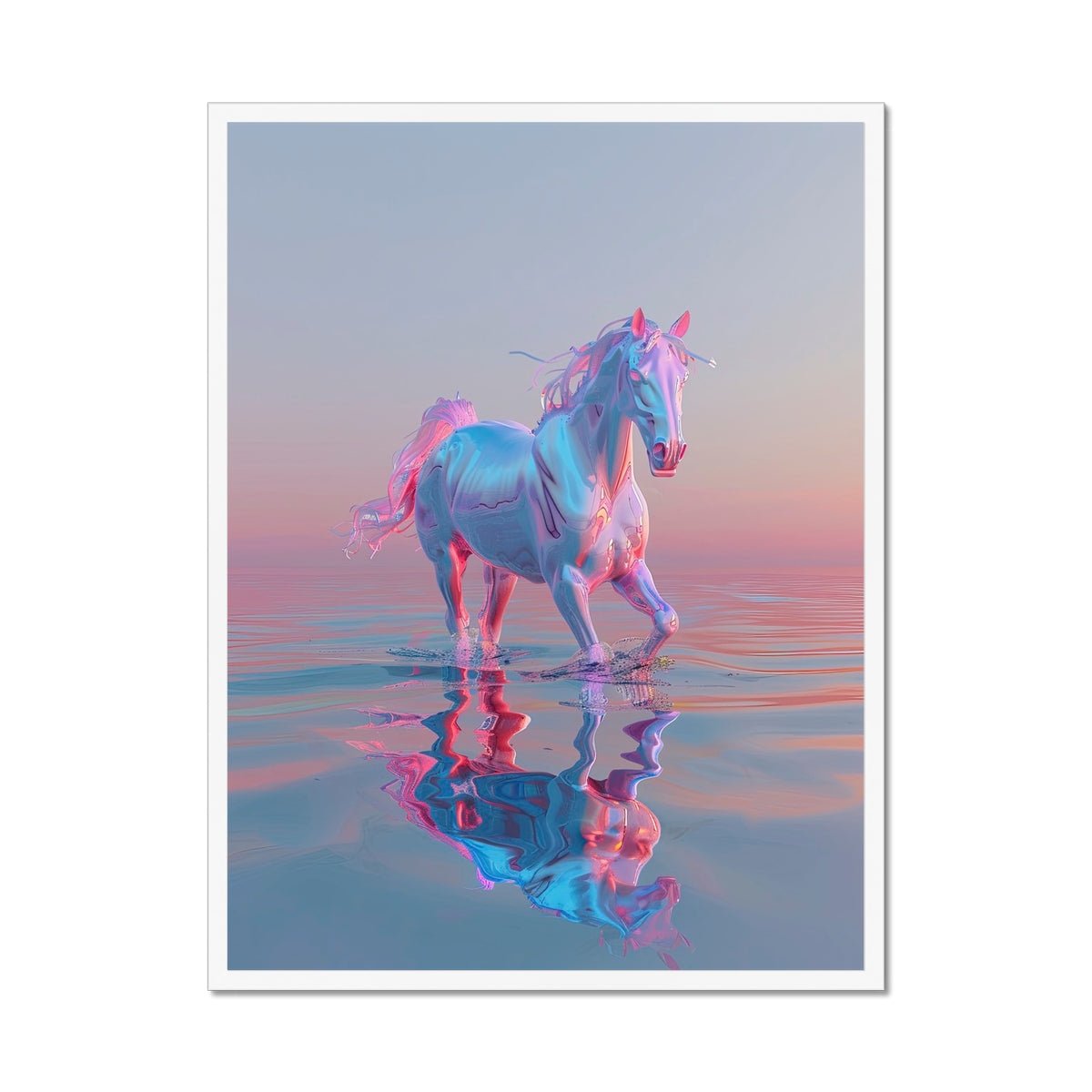 Ethereal Equine Dreams Framed Print - Pixel Gallery