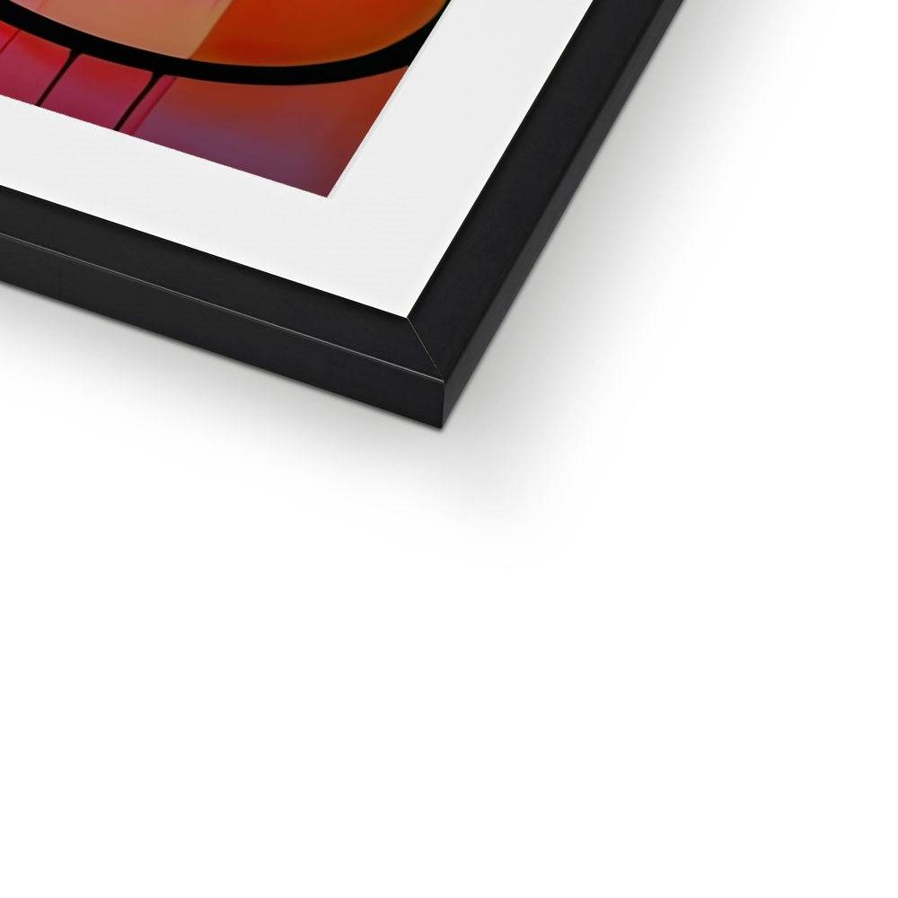 Euphoria - Circular Abstract Odyssey Framed & Mounted Print - Pixel Gallery