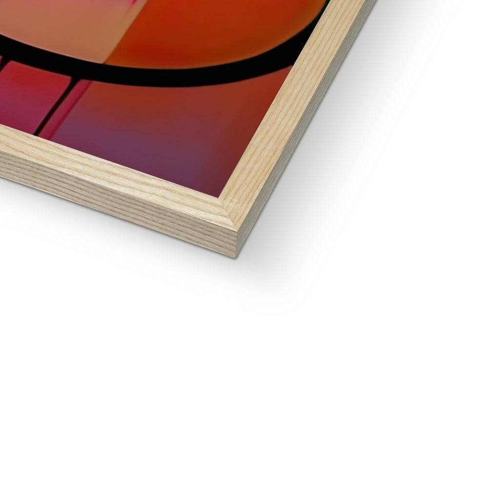 Euphoria - Circular Abstract Odyssey Framed Print - Pixel Gallery
