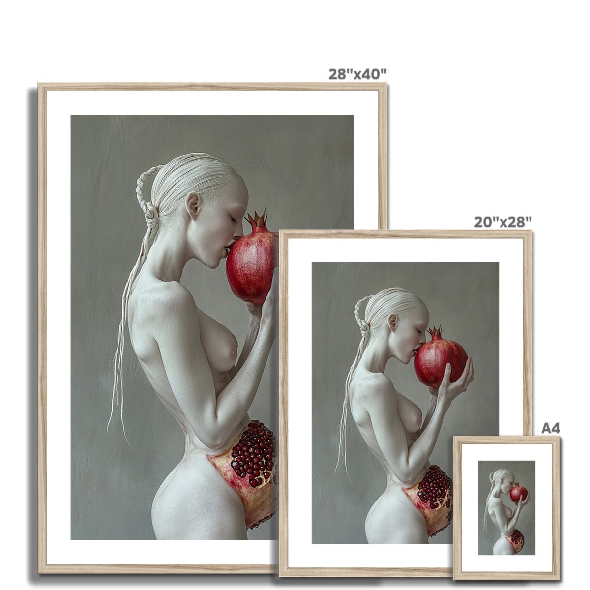 Fertility of Imagination – Surreal Framed & Mounted Print - Pixel Gallery