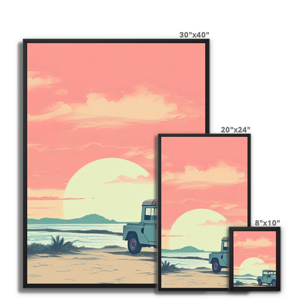 Framed Canvas - Pixel Gallery