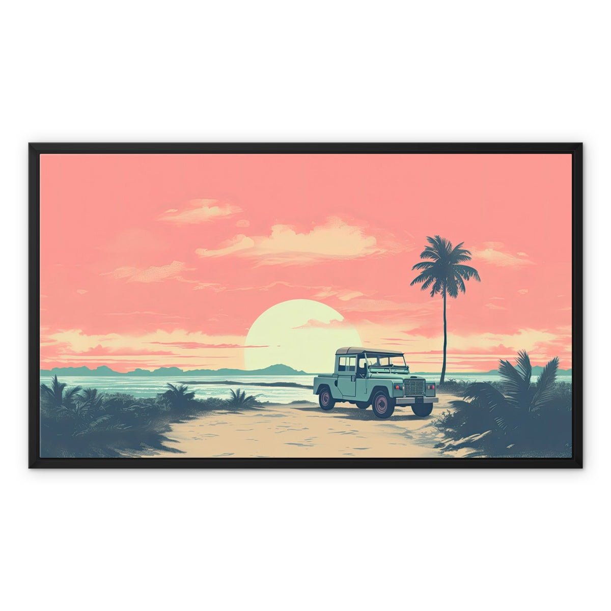 Framed Canvas - Pixel Gallery