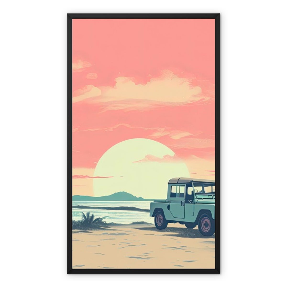 Framed Canvas - Pixel Gallery