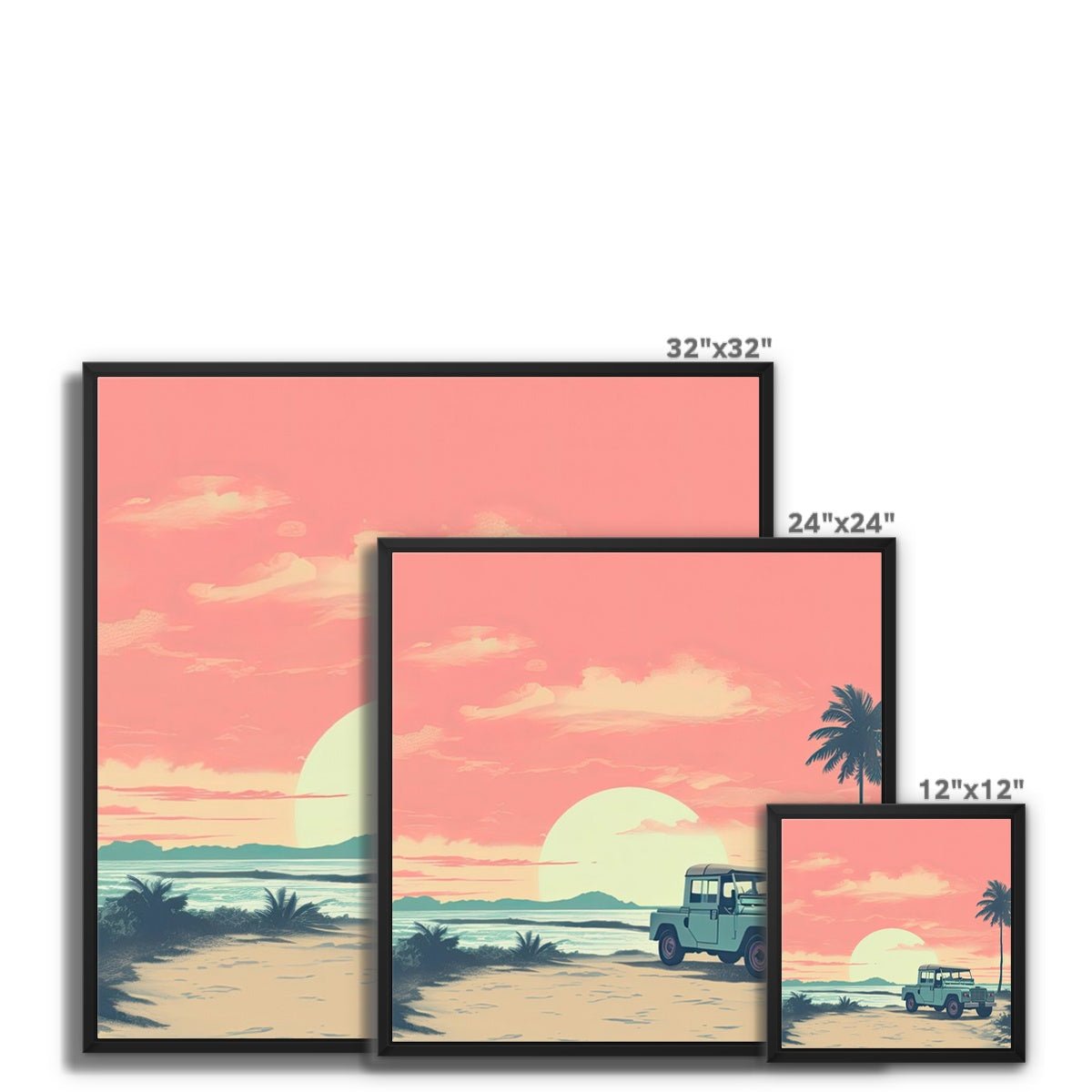 Framed Canvas - Pixel Gallery