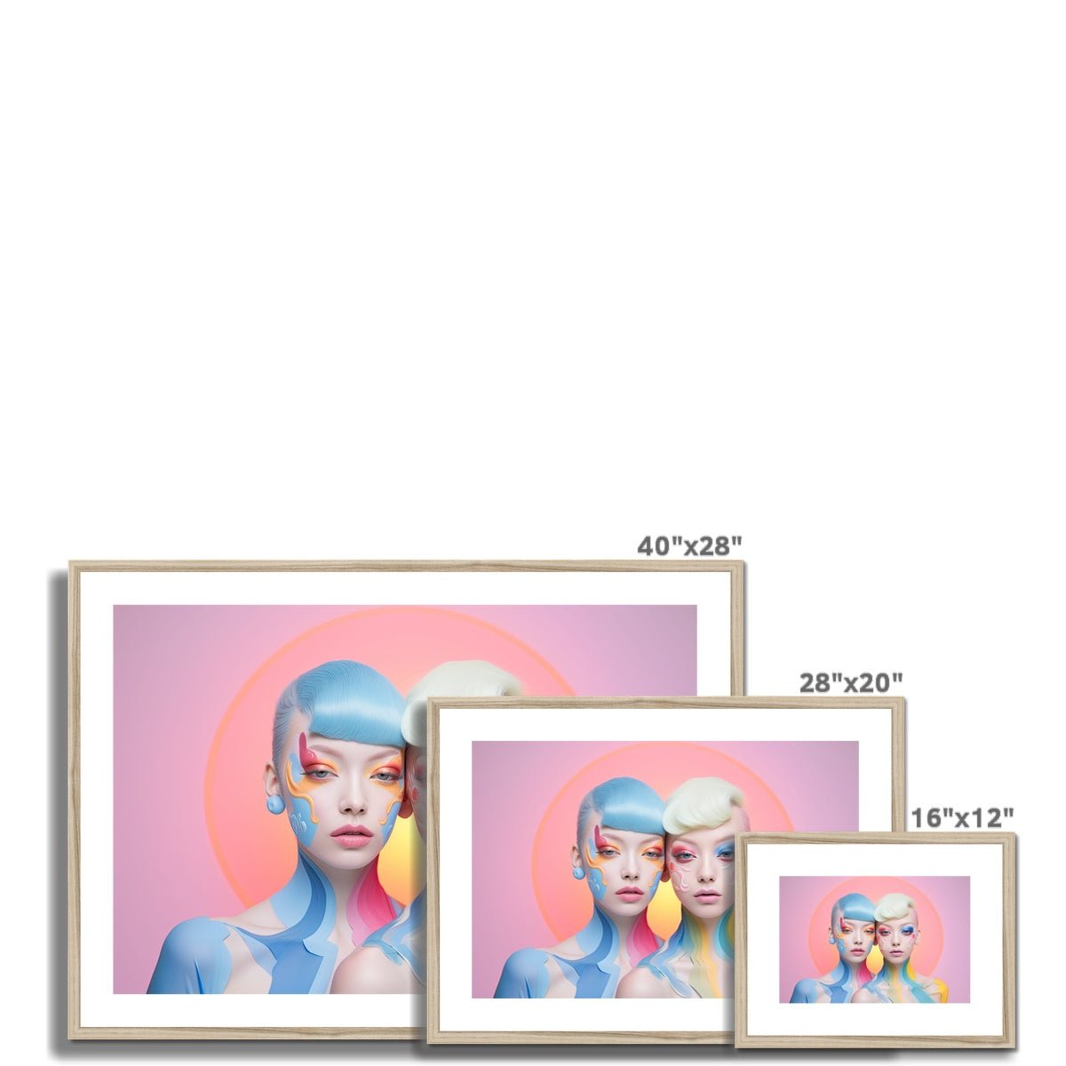Gemini Framed & Mounted Print - Pixel Gallery