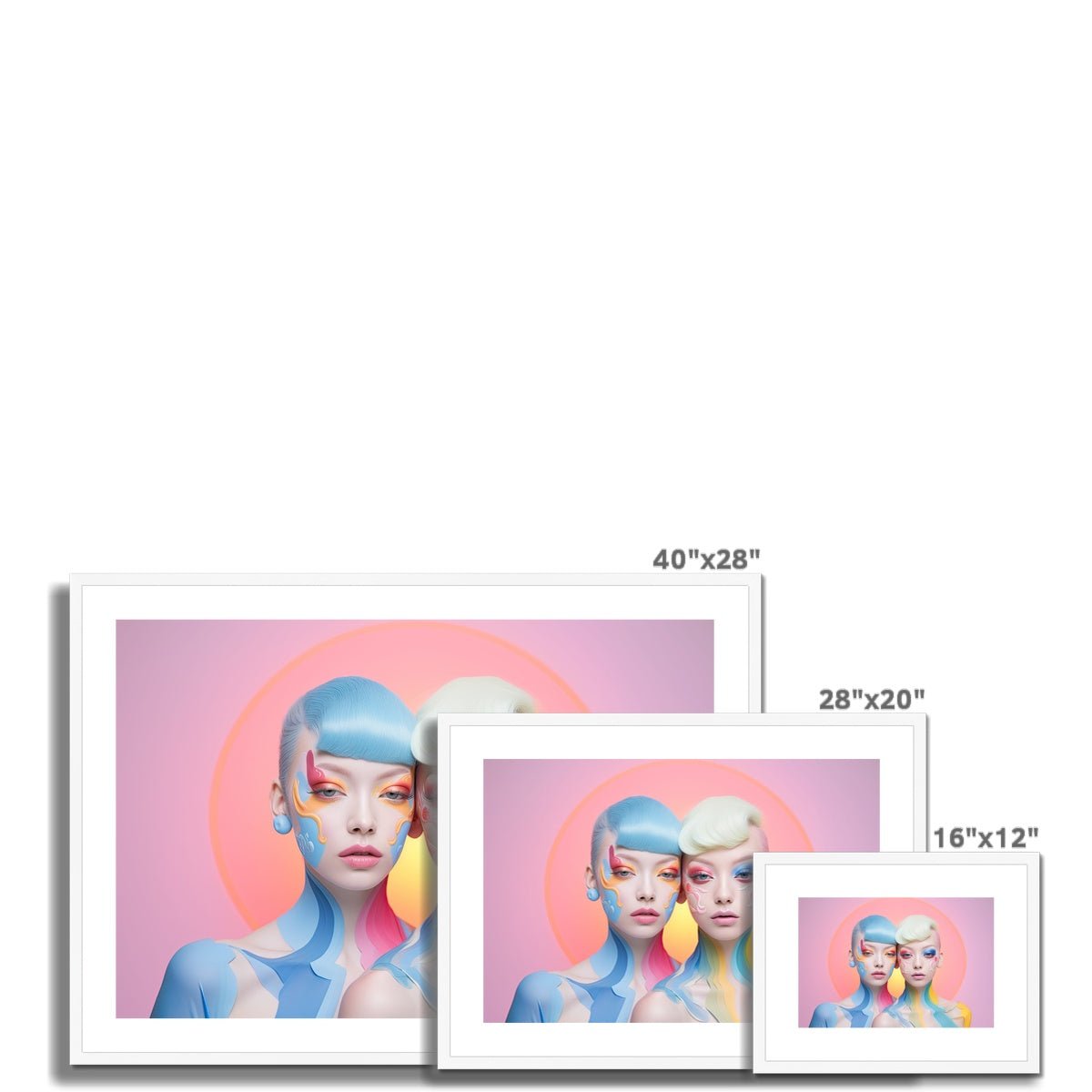 Gemini Framed & Mounted Print - Pixel Gallery