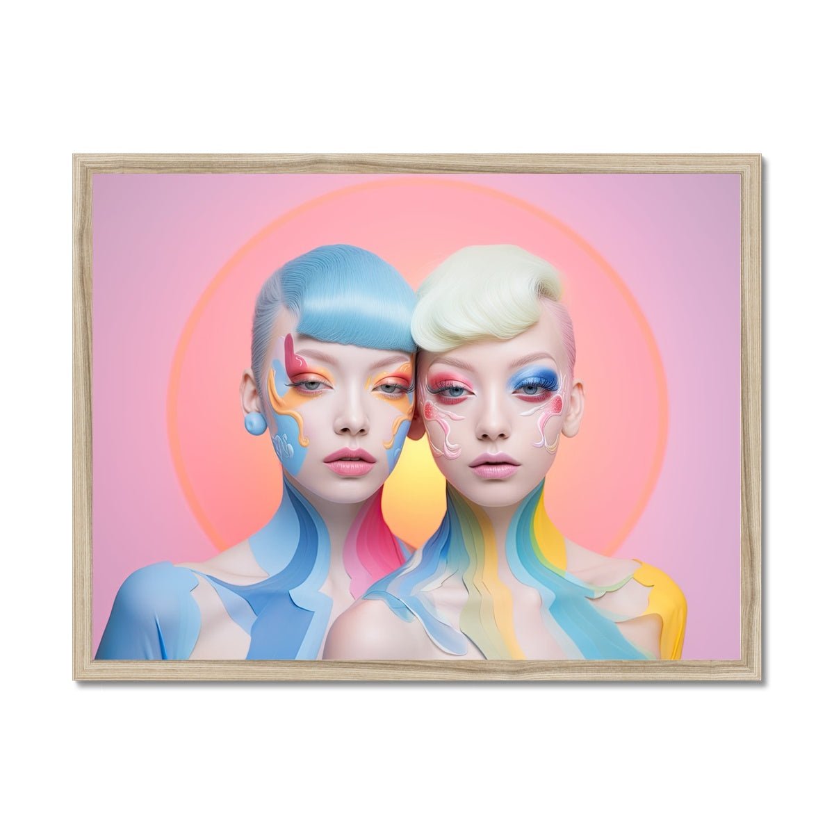 Gemini Framed Print - Pixel Gallery