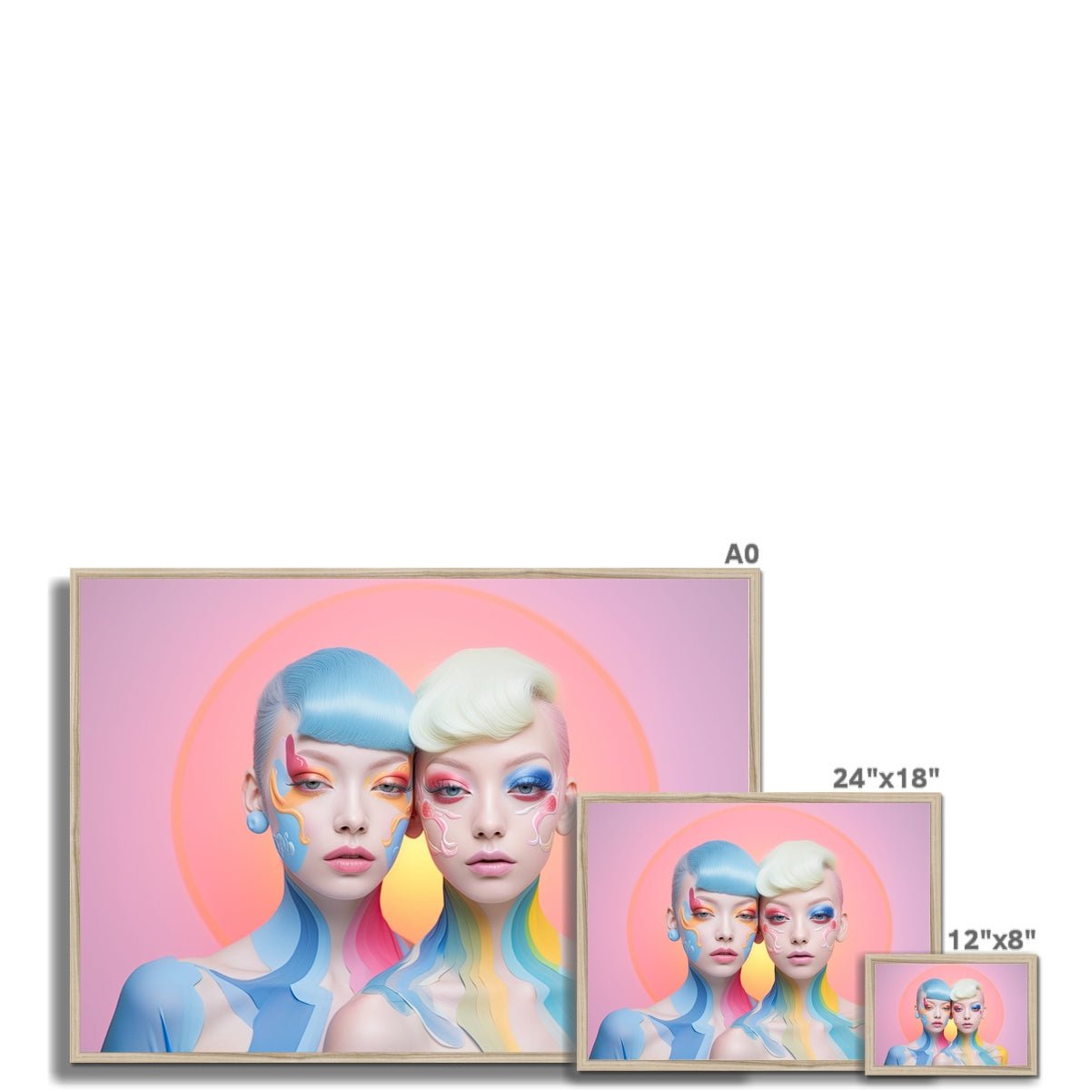 Gemini Framed Print - Pixel Gallery