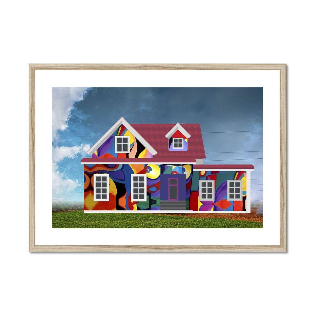 The Painter's House Framed & Mounted Print - Pixel Gallery
