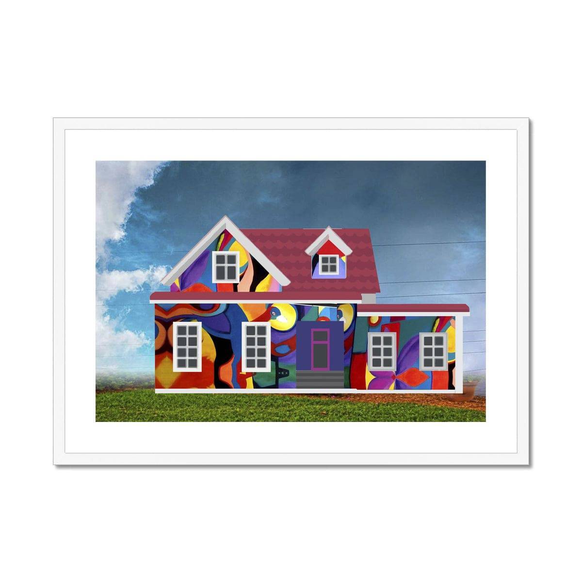 The Painter's House Framed & Mounted Print - Pixel Gallery
