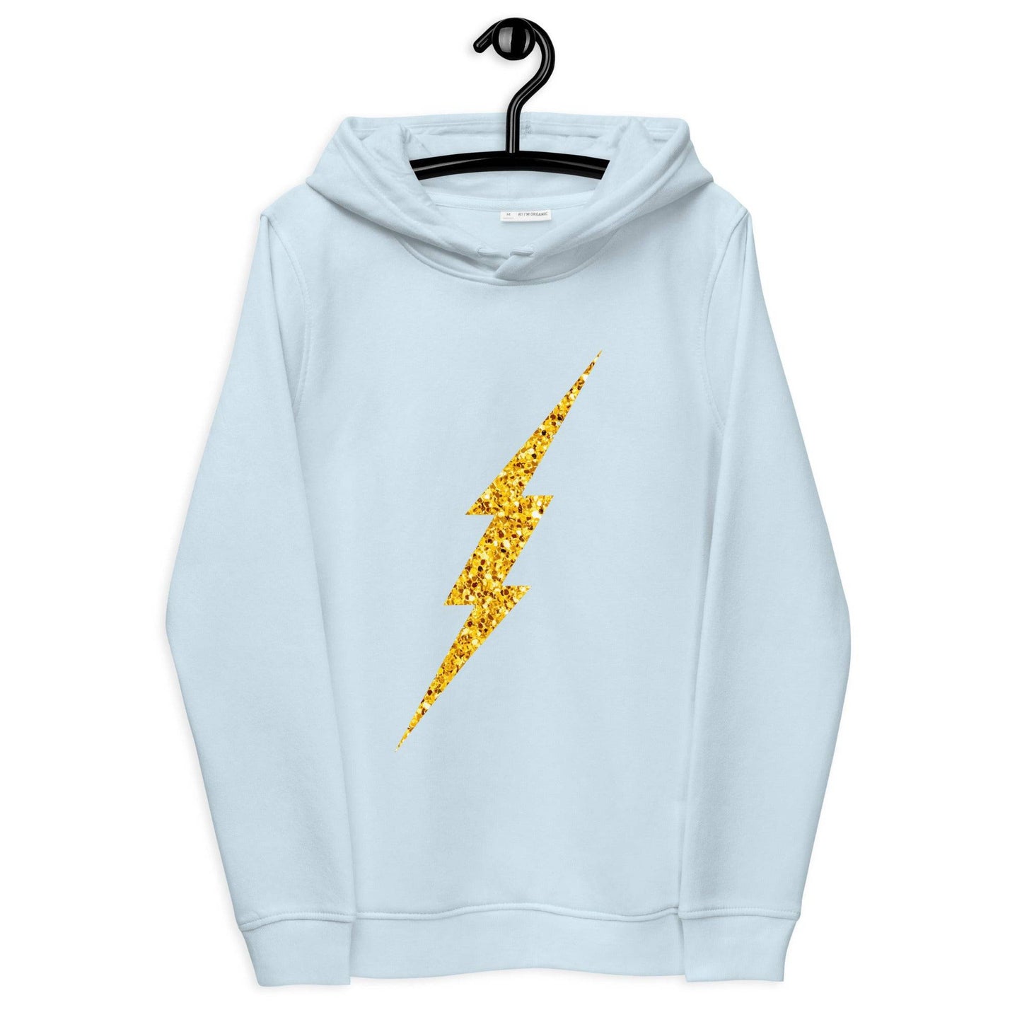 Glitter Bolt Women's Eco Fitted Hoodie - Pixel Gallery