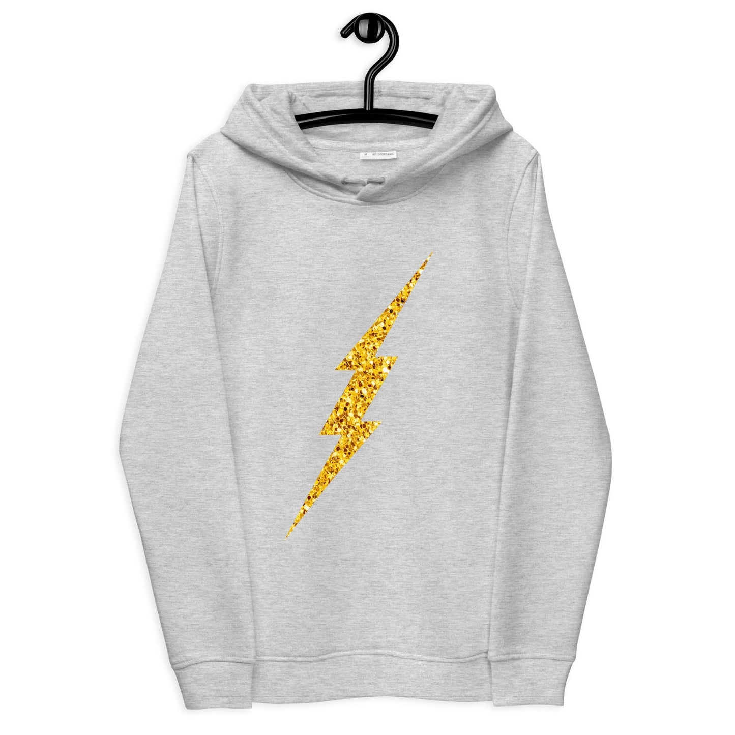 Glitter Bolt Women's Eco Fitted Hoodie - Pixel Gallery