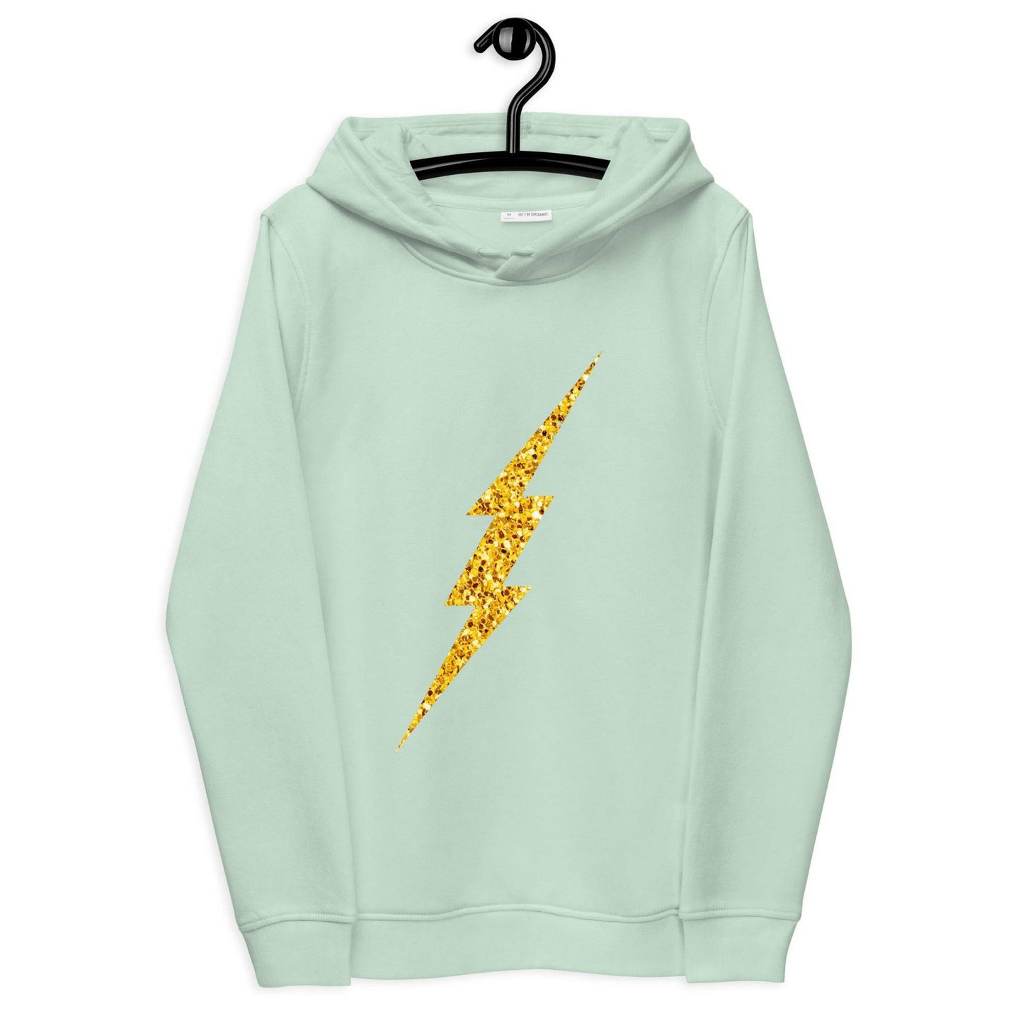 Glitter Bolt Women's Eco Fitted Hoodie - Pixel Gallery