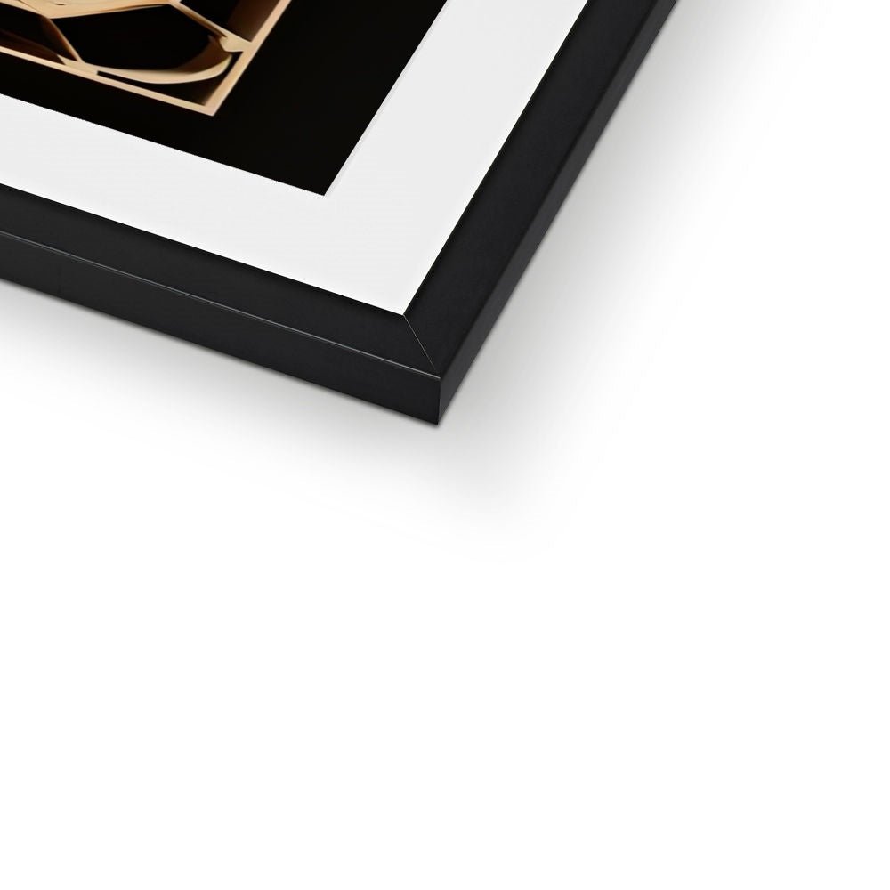 Golden Dual Framed & Mounted Print - Pixel Gallery