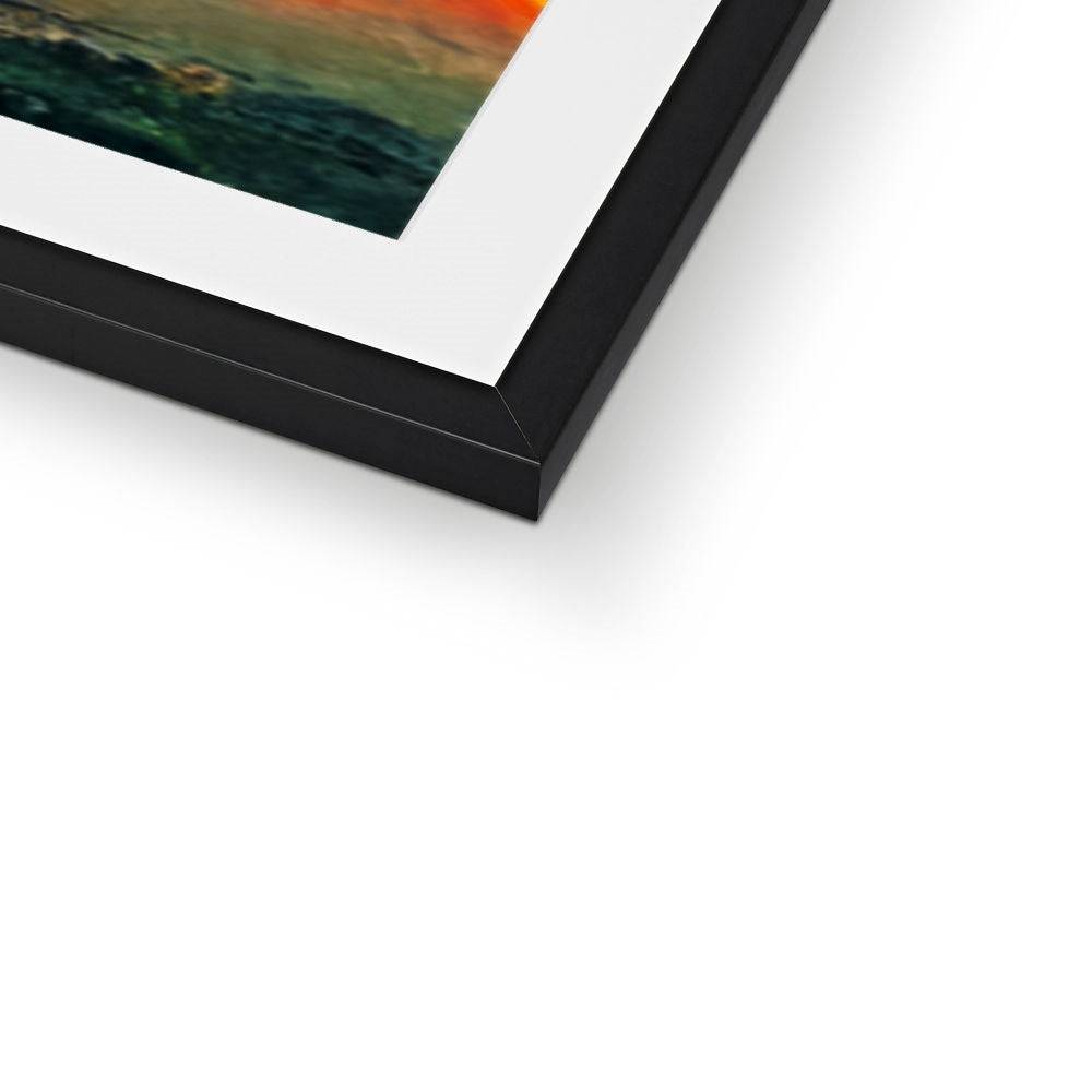 Goodnight Mount Fuji Framed & Mounted Print - Pixel Gallery