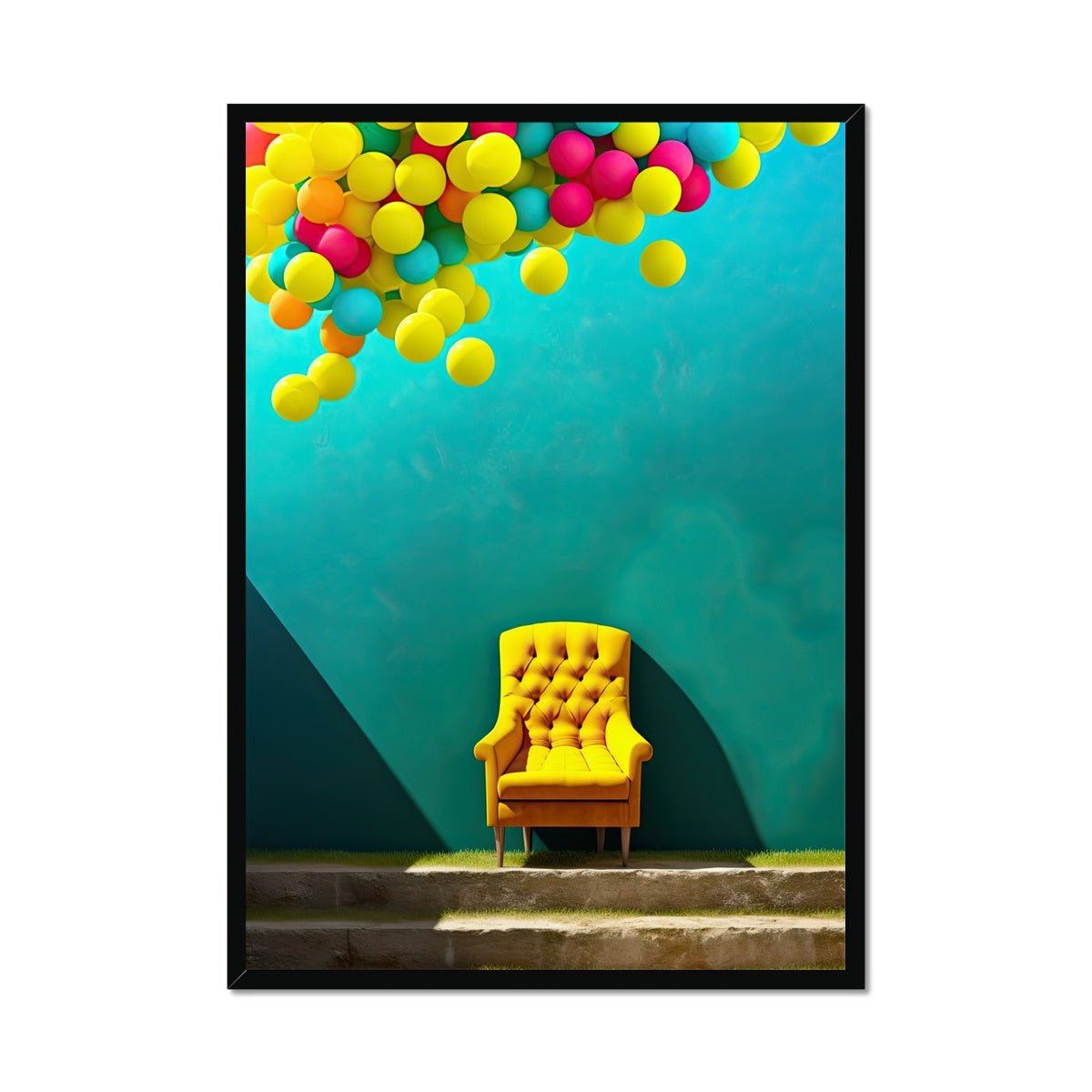 Granma's Chair Framed Print - Pixel Gallery