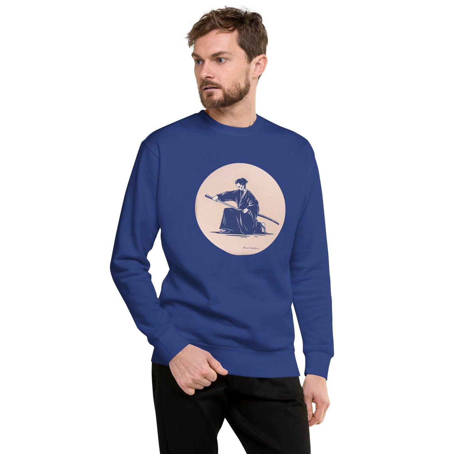 Hachiman Premium Sweatshirt - Pixel Gallery