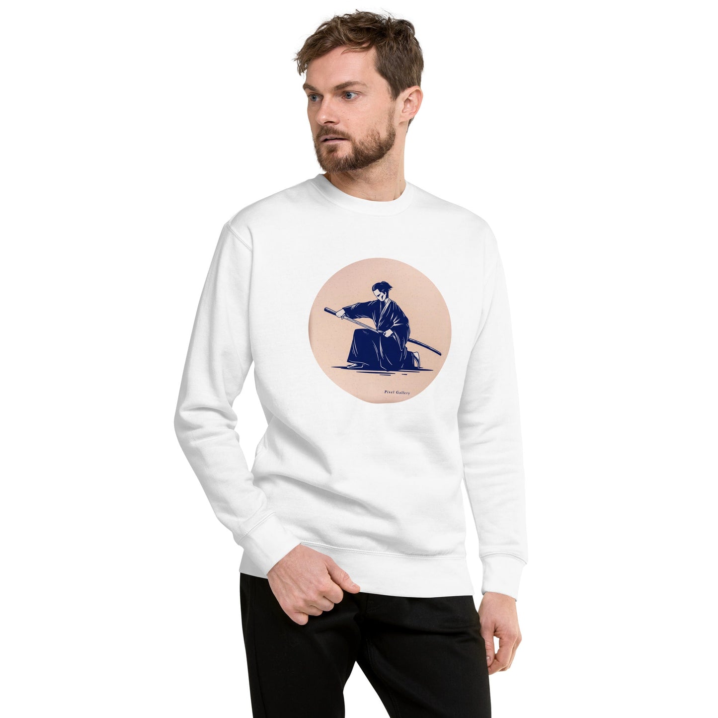 Hachiman Premium Sweatshirt - Pixel Gallery