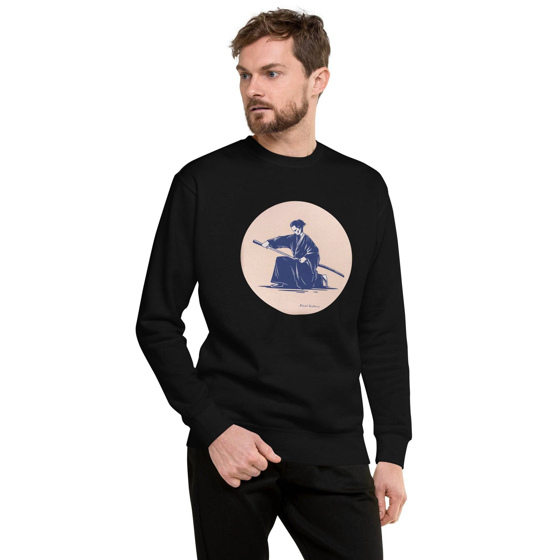 Hachiman Premium Sweatshirt - Pixel Gallery