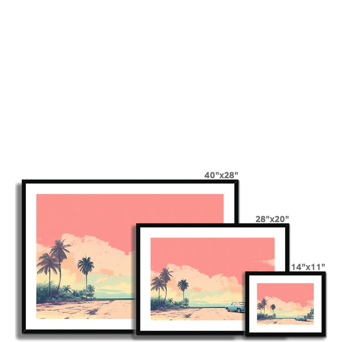 Havana Sunset Framed & Mounted Print - Pixel Gallery