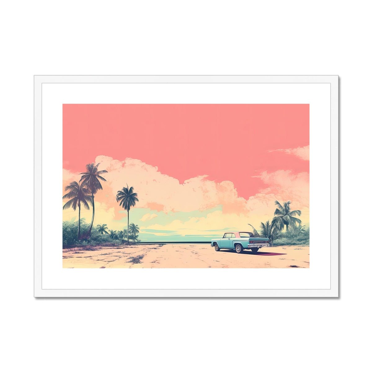 Havana Sunset Framed & Mounted Print - Pixel Gallery