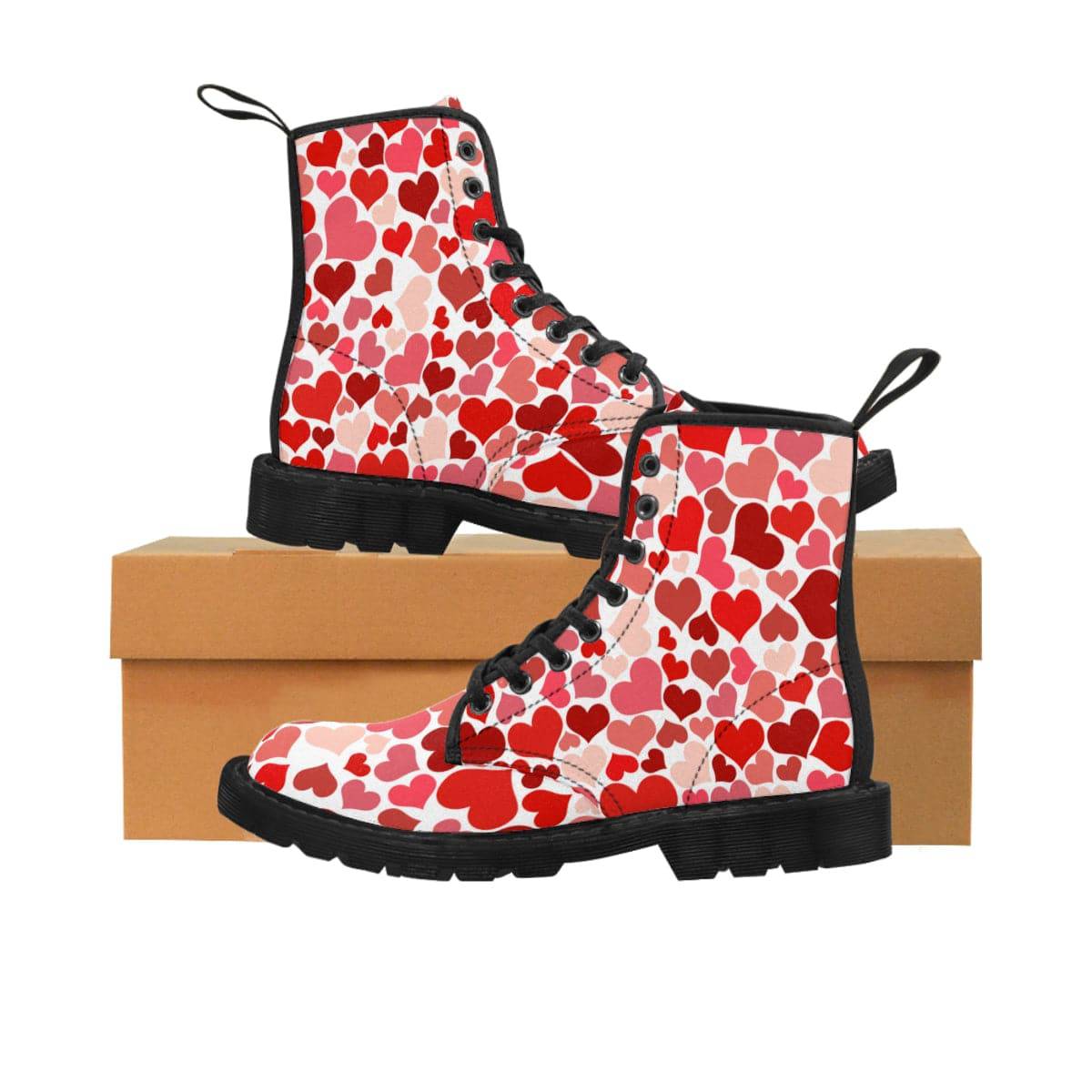 Heart Sprinkle Vegan Women's Boots - Pixel Gallery