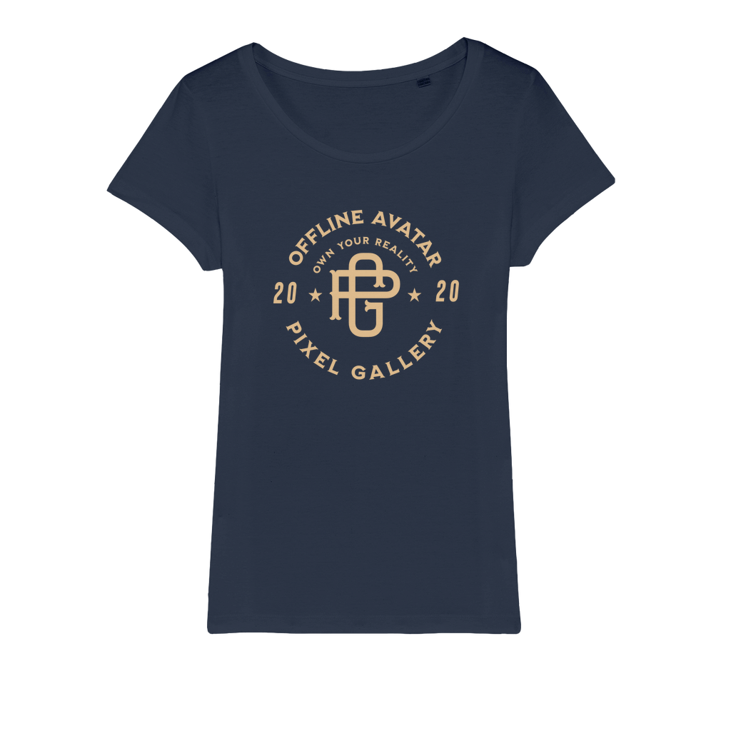 Heritage Organic Jersey Womens T-Shirt - Pixel Gallery